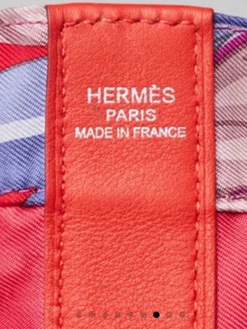 100% Authentic Hermes Pink Floral & Feather Drawstring Bucket Bag - Picture 8 of 8